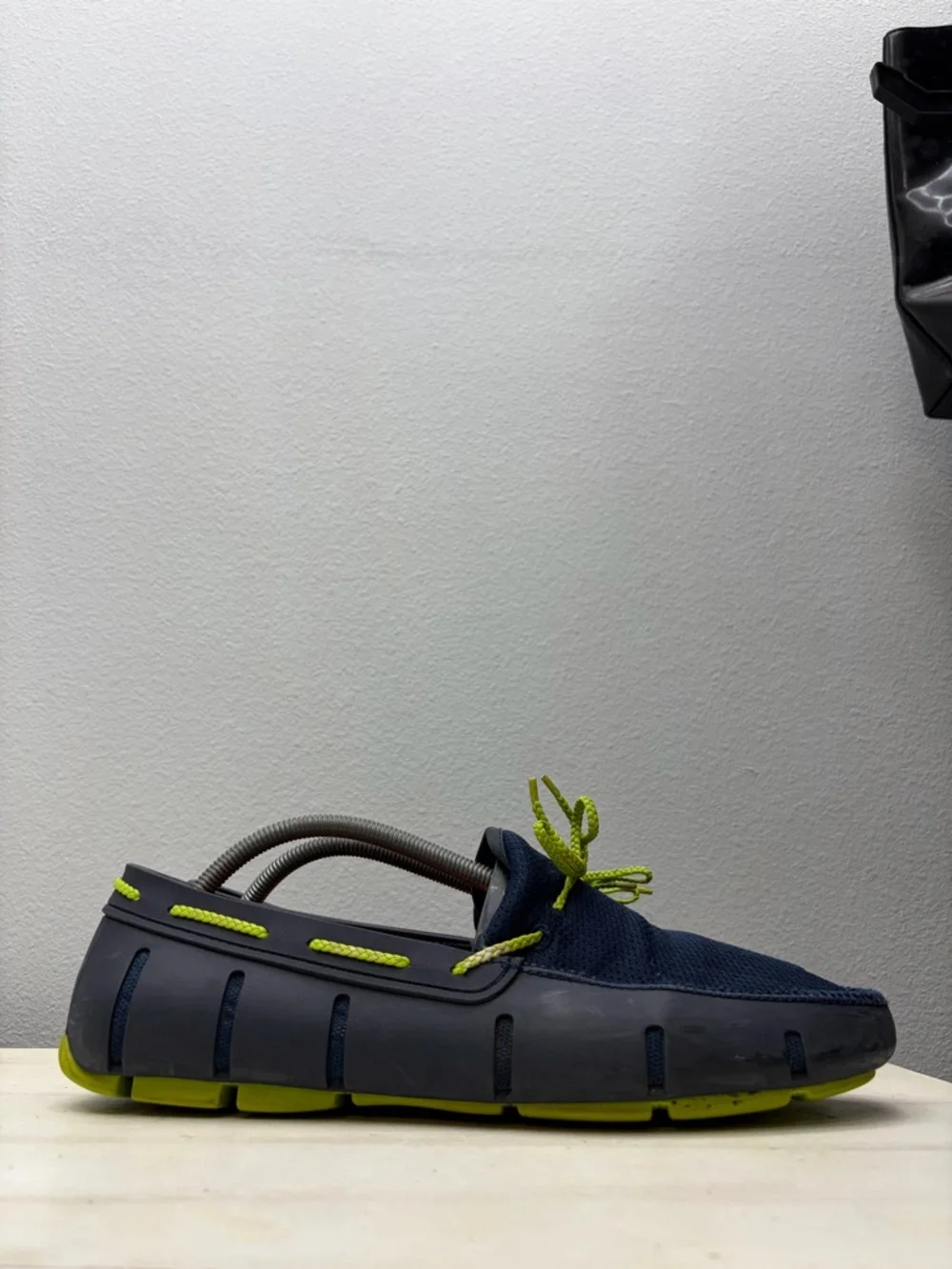 Swims Men’s Blue Rubber Braided Lace Loafers Size 10 - Picture 3 of 8